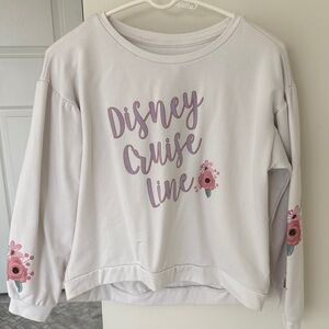 Disney Cruise Line White Sweatshirt